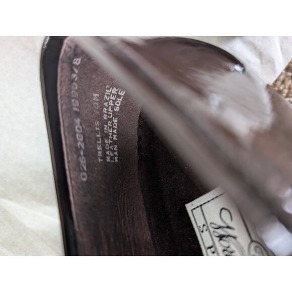 Dark Brown Loafers Patent Leather , Preppy, Heritage, Size 10. Worthington. - Picture 9 of 9